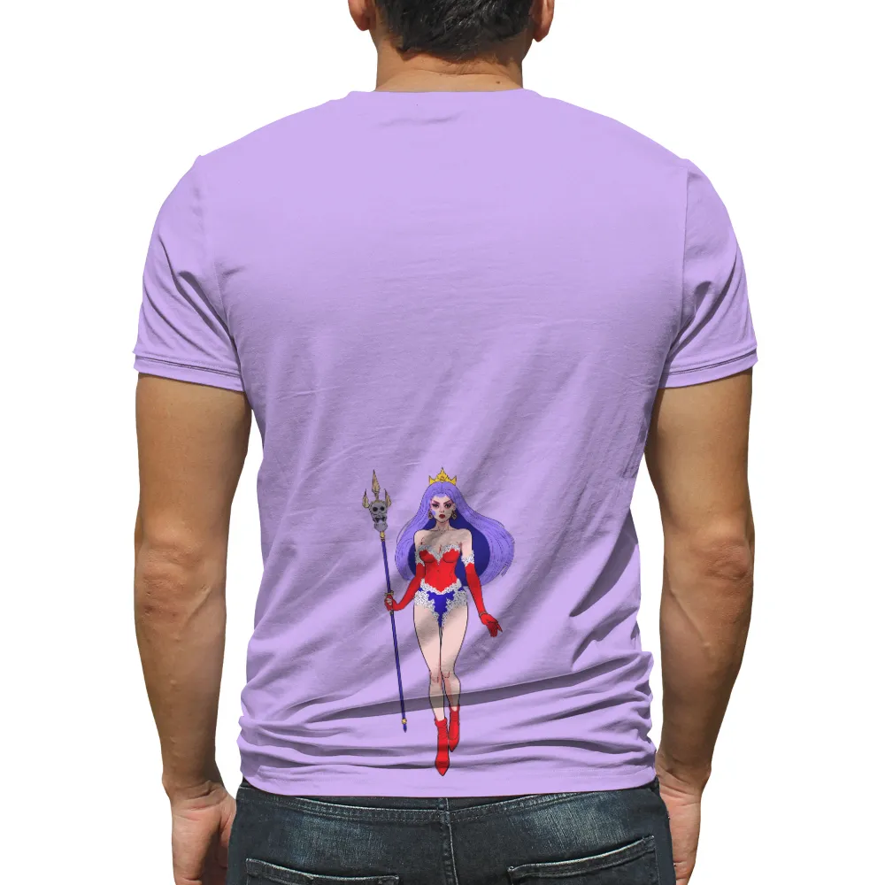 Tee Shirts Printed: Queen of Power and Resilience|god save the queen t shirt next day delivery