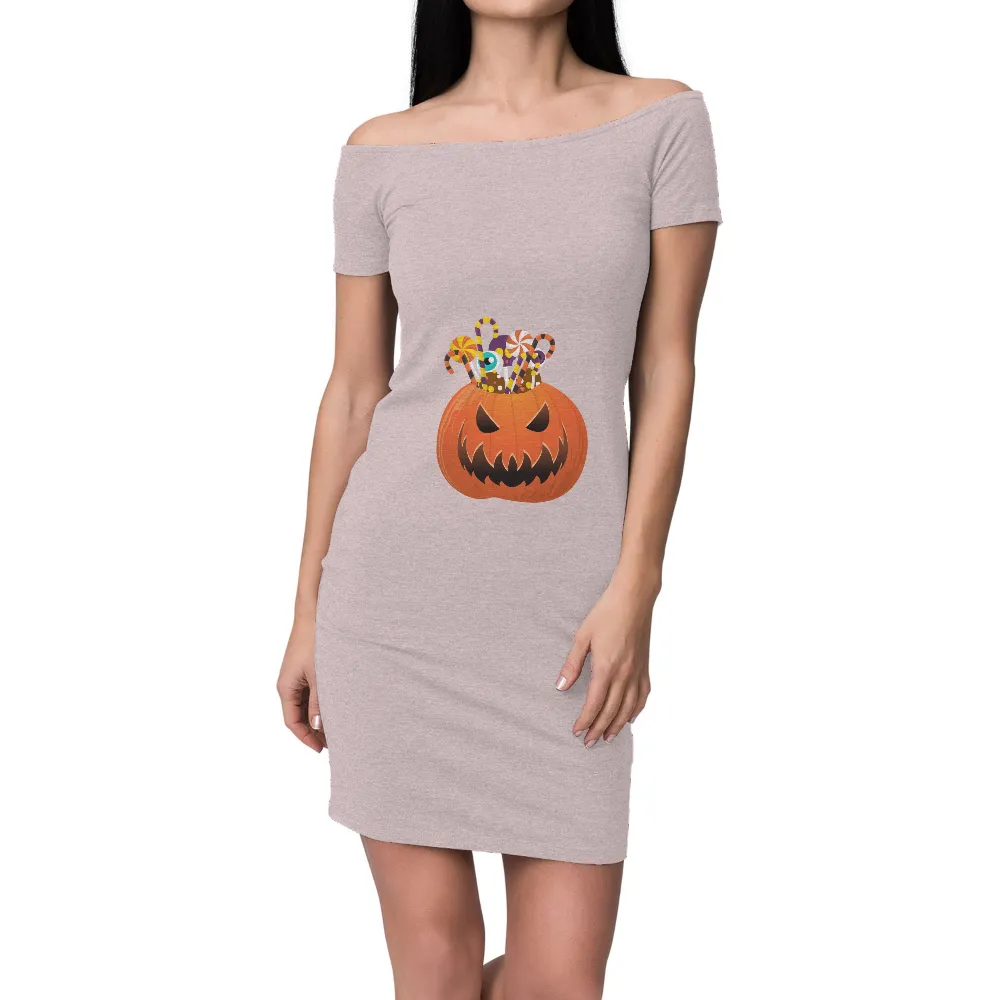 Tee Shirt Printing: Halloween Pumpkin with Candy Treasures|g is for ghostface shirt spirit halloween