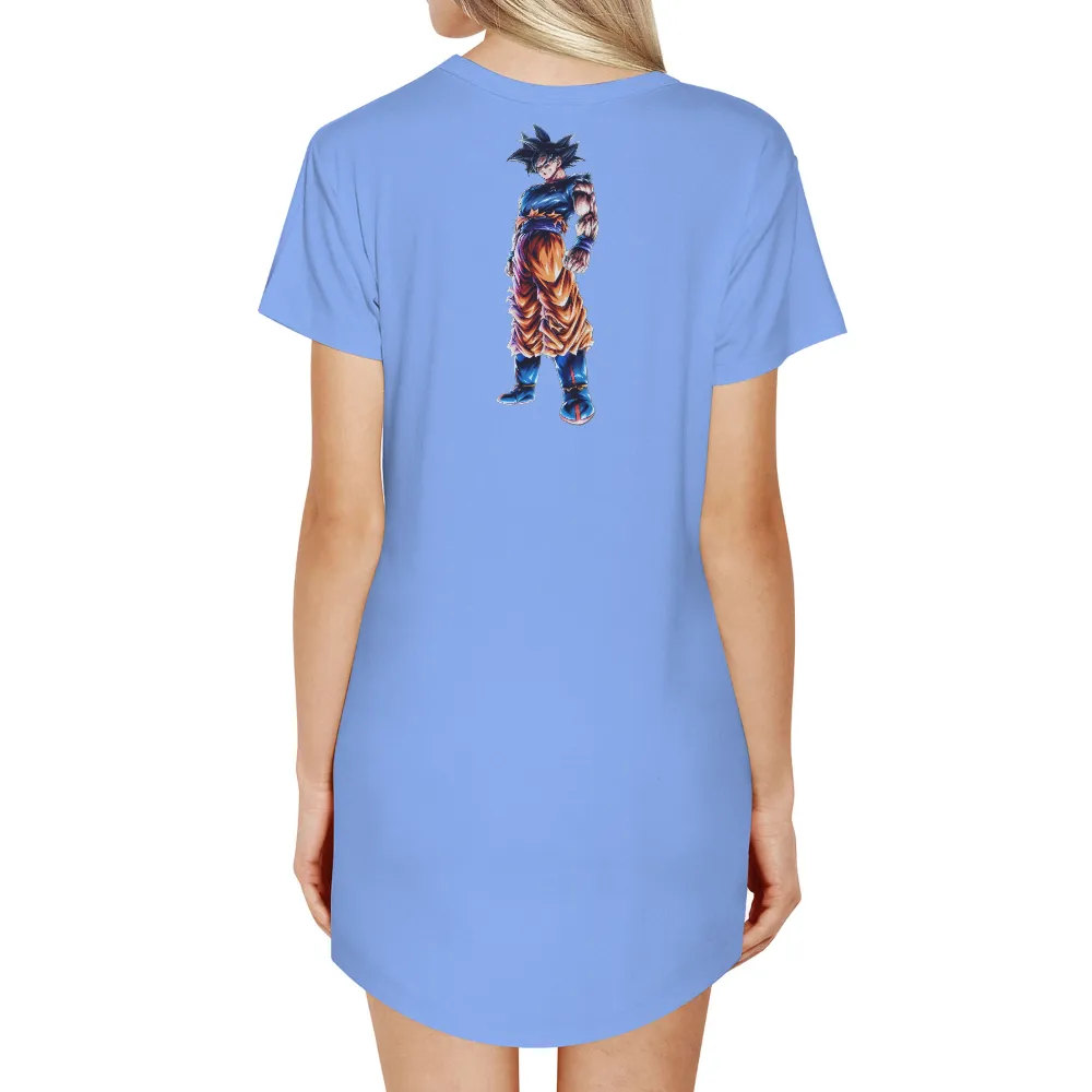 Customized Tee Shirts: Iconic Anime Hero with Vibrant Outfit|shirt hand design