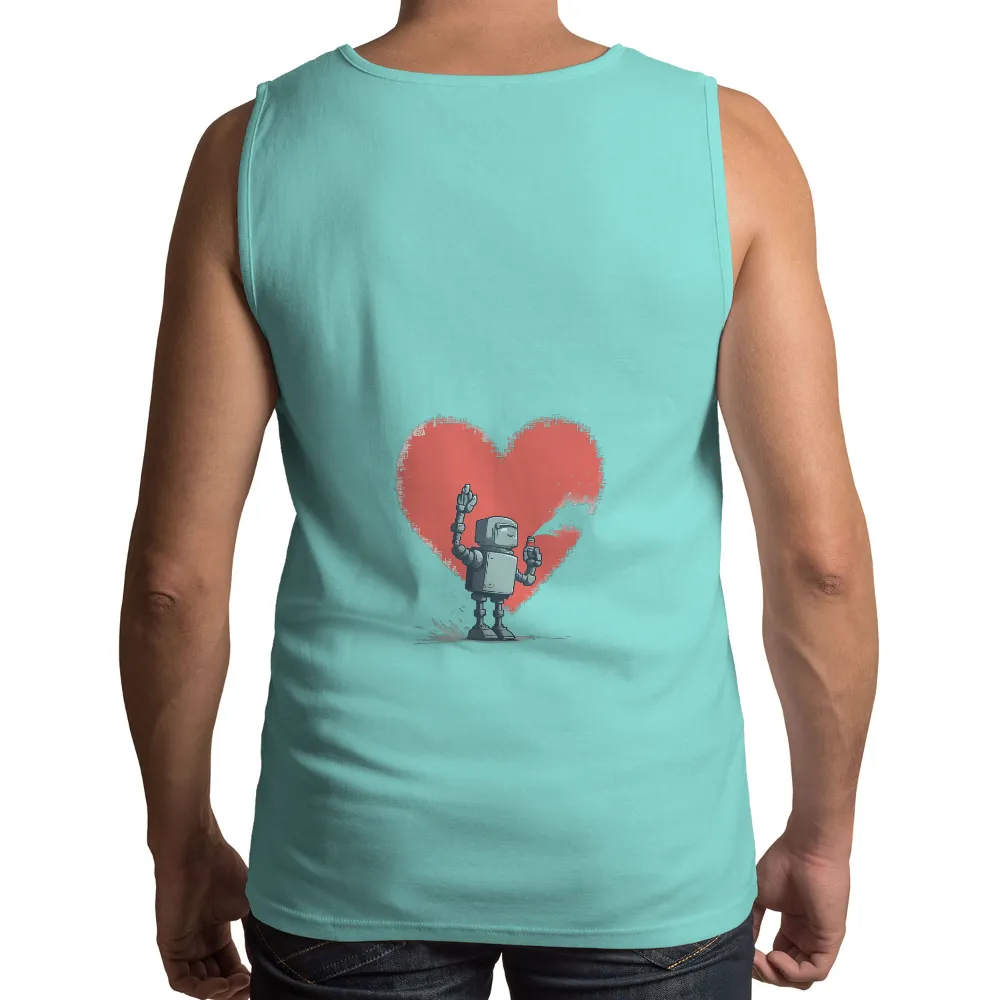 Vintage Robot Heart: A Unique Fusion of Retro and Modern Design|vintage stag beer shirt