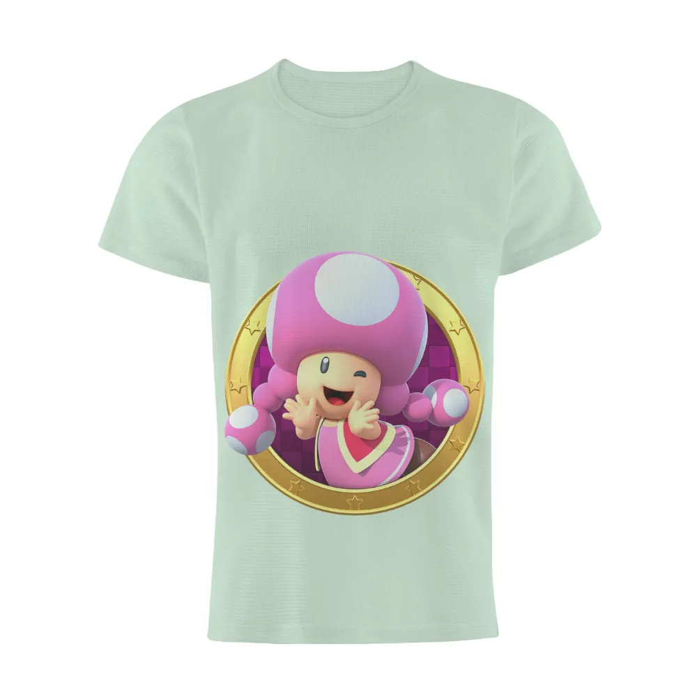 Toadette T-Shirts Pattern: Joyful Gaming Adventure|video game valentine shirt