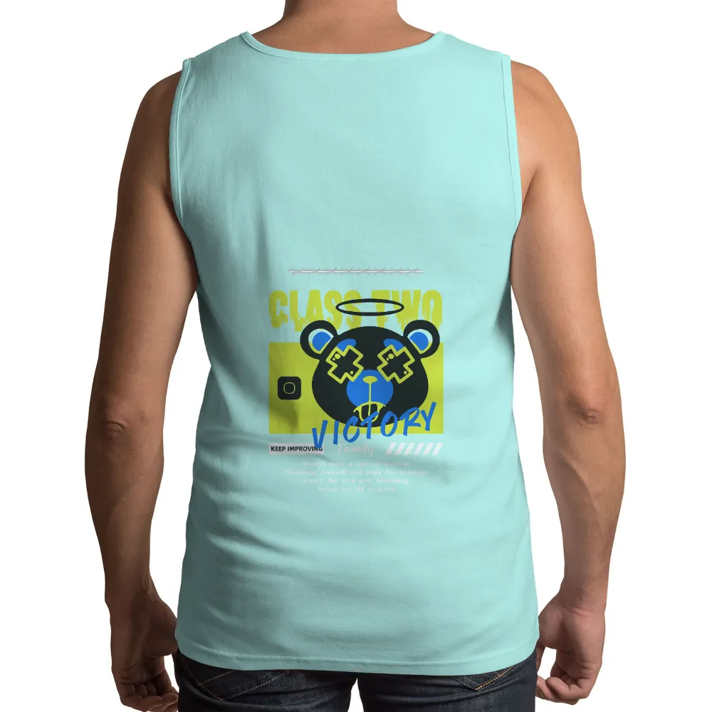 T-Shirts Pattern: Gaming Bear Victory - GLASS TWO|fortnite bear shirt