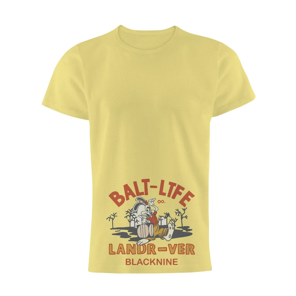 Shirts Graphic Tees: Balt's Quirky Adventure with BALT-LIFE CO.|military t shirts humor uk