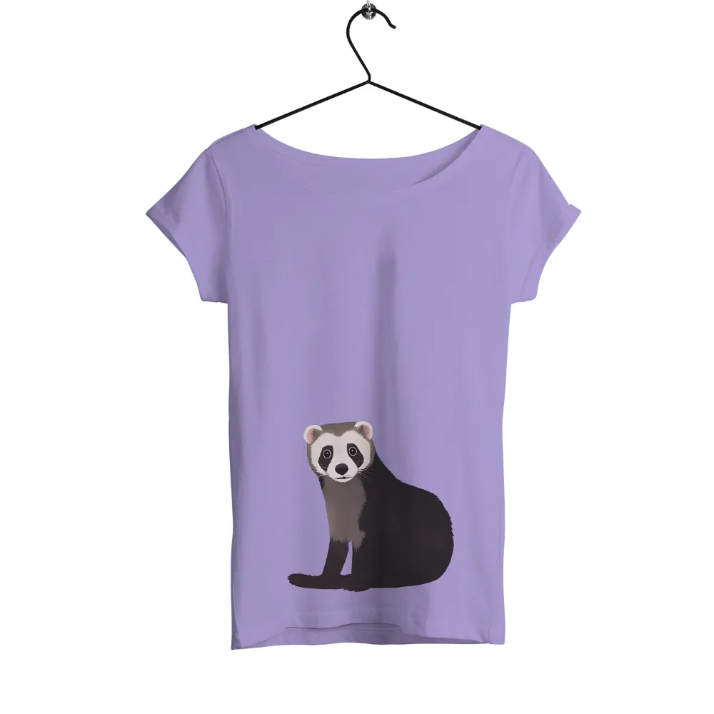 TShirt Design: Embrace Your Inner Child with a Playful Ferret|gingham picnic shirt animal crossing