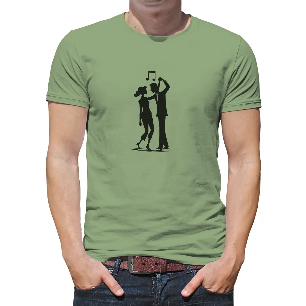 T-Shirt Printing: Dance Under the Stars - Romance and Connection| musical note