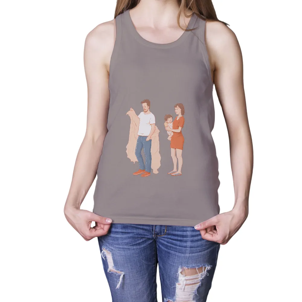 T-Shirt Printing: Celebrate Life's Moments with Family Love| mother holding baby