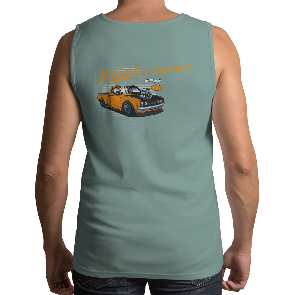 T-Shirt Printing: Built for Speed - Vintage Pickup Truck Design|custom made shirts template