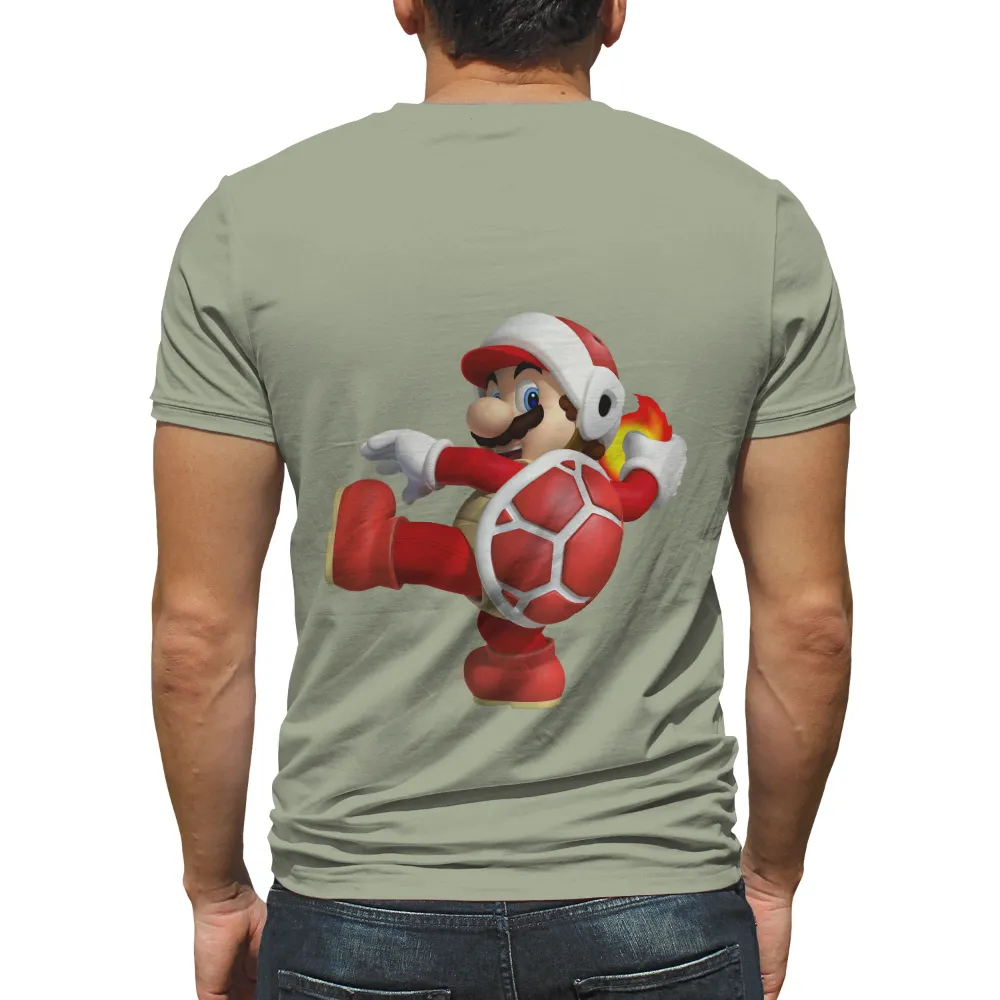 Tee Shirts Printed: Mario Sports Adventure - Gaming, Soccer, Power-Up|super mario valentines day shirt